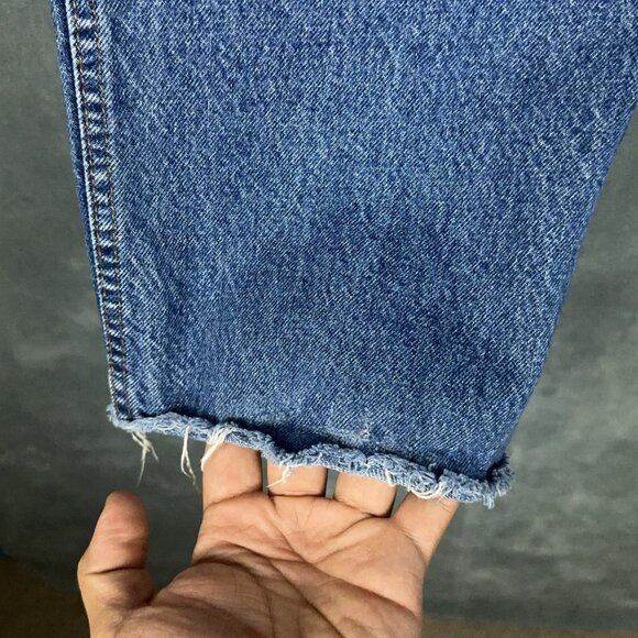 Vintage ICEBERG Jeans Mens Size 30X29 Blue Straight Leg Embroidered - Picture 11 of 15